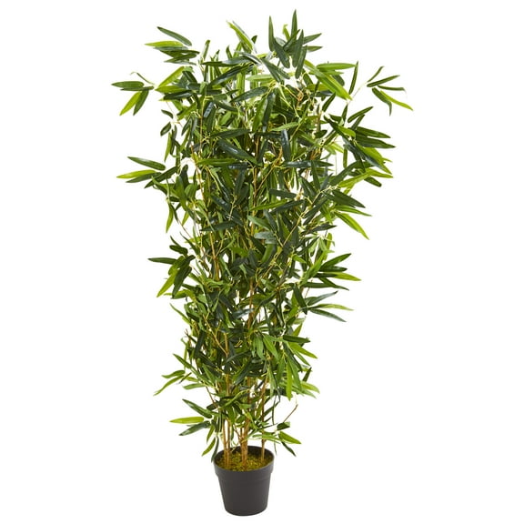 Nearly Natural 57" Real Touch Bamboo Artificial Tree (Indoor/Outdoor)