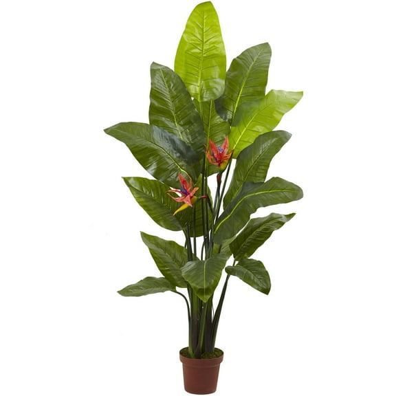 Nearly Natural 58" Bird of Paradise Plant, Real Touch