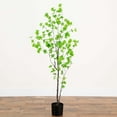 thumbnail image 1 of Nearly Natural Minimalist Enkianthus Artificial Potted Tree - 5', 1 of 6