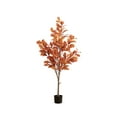 thumbnail image 1 of Nearly Natural 5ft. Autumn Oak Artificial Fall Tree, Orange, 1 of 7