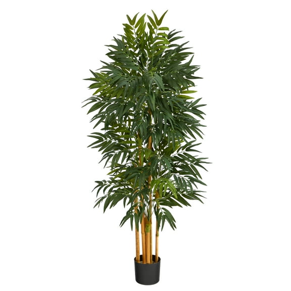 Nearly Natural 5ft. Phoenix Palm Artificial tree with Natural Trunk