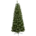 thumbnail image 1 of Nearly Natural 6.5ft. Cashmere Slim Artificial Christmas Tree, Green, 1 of 6