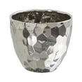 thumbnail image 1 of Nearly Natural 6.75" Ceramic Designer Silver Bowl, 1 of 3