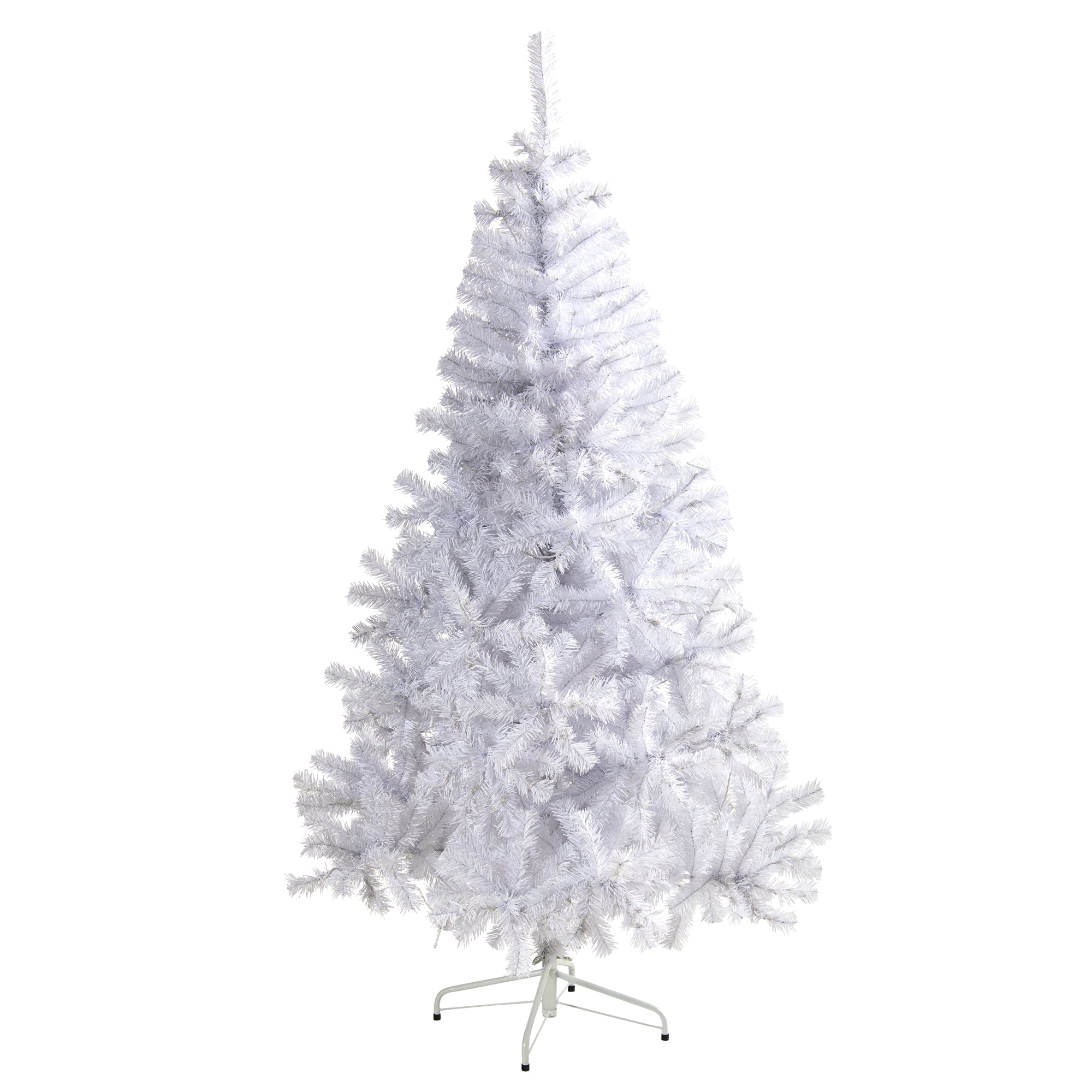 Nearly Natural 6' White Artificial Christmas Tree with 680 Bendable  Branches - Walmart.com, image size:2000x2000