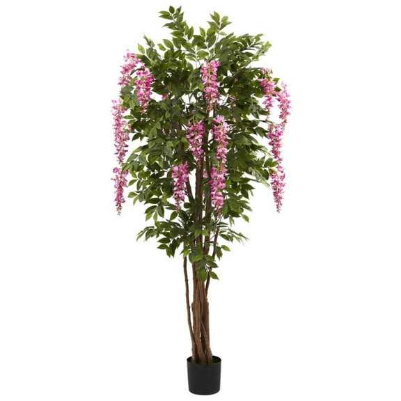 Nearly Natural 6' Wisteria Silk Tree