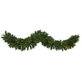 thumbnail image 1 of Nearly Natural 6’ x 7" Pre-Lit Mixed Pine Artificial Christmas Garland, Clear LED Lights, 1 of 6