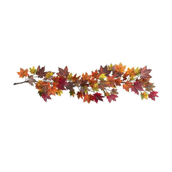 Nearly Natural 60" Maple Leaf Garland