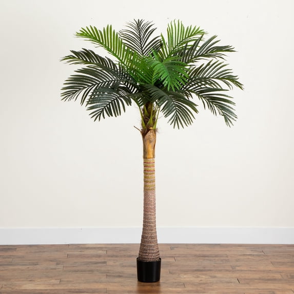 Nearly Natural Potted Coconut Palm Artificial Tree - 6'
