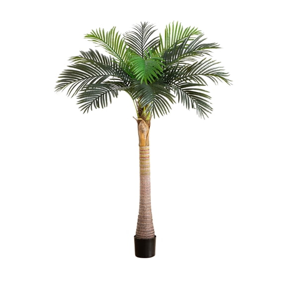 Nearly Natural Potted Coconut Palm Artificial Tree - 6'