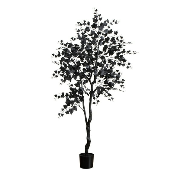 Nearly Natural Potted Maple Artificial Halloween Tree - 6' - Unlit