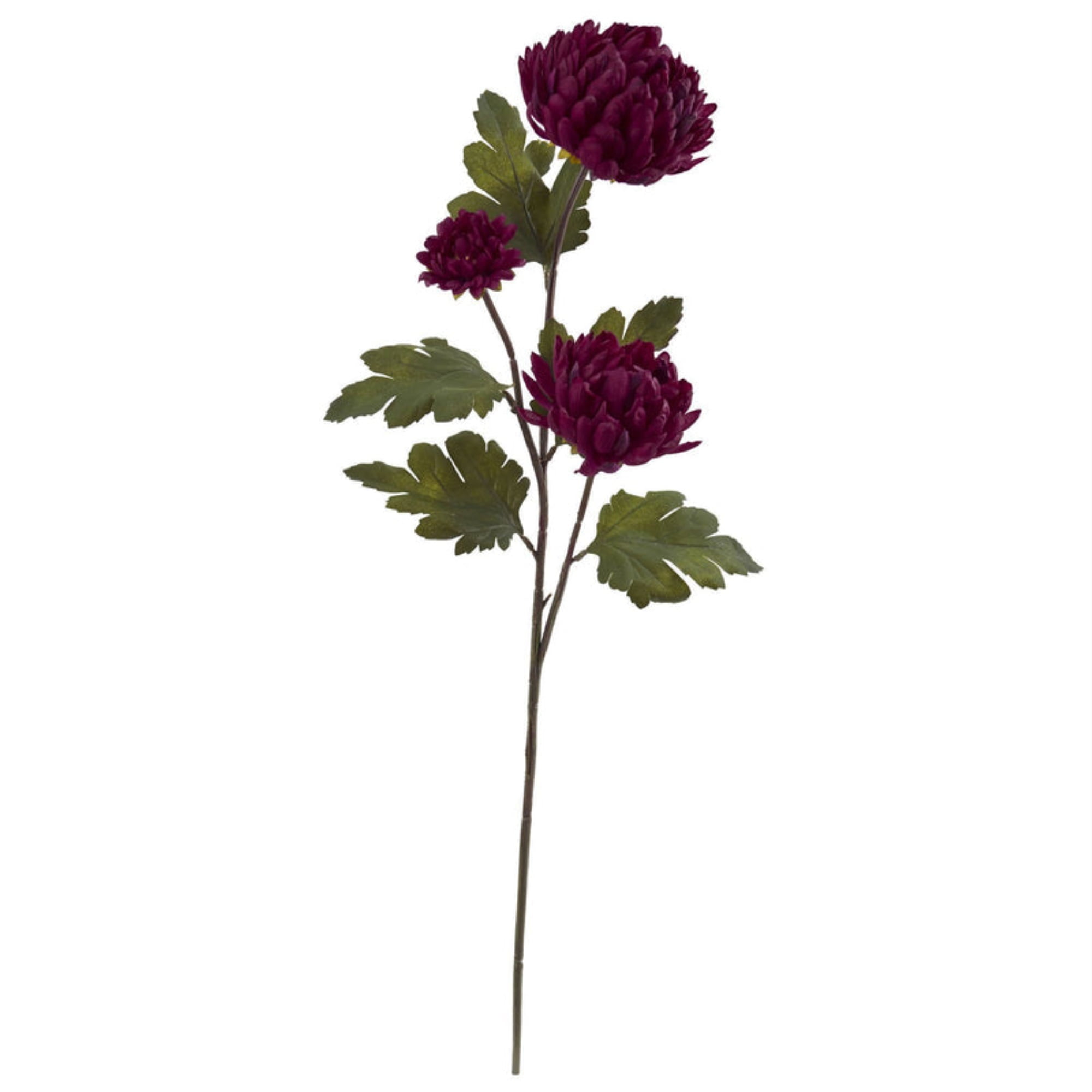 6ft Red Maple Faux Fall Tree in Black Pot