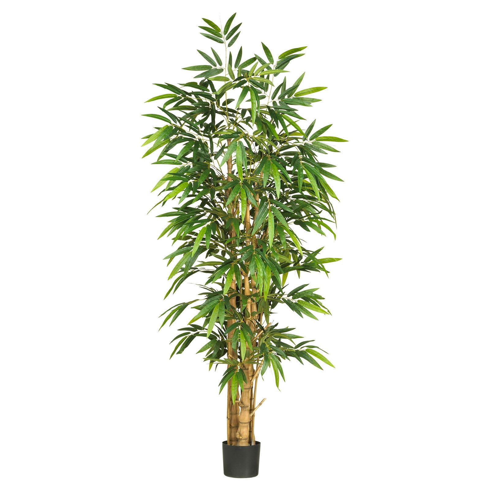 72-Inch Green Silk Faux Bamboo Tree in Pot