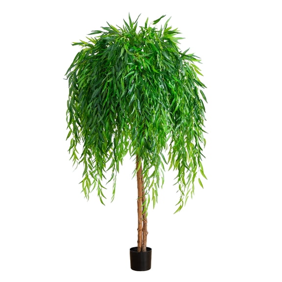 Nearly Natural 6ft. Willow Artificial Tree (Real Touch)