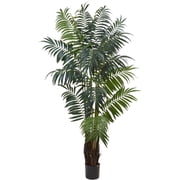 Nearly Natural 7.5' Bulb Areca Palm Artificial Tree