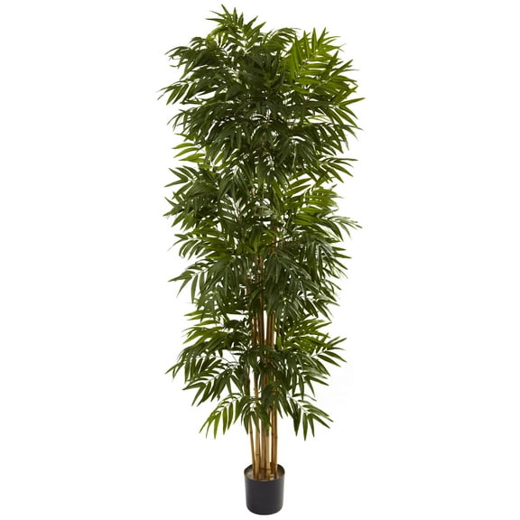Nearly Natural 7.5' Phoenix Palm Artificial Tree, Green