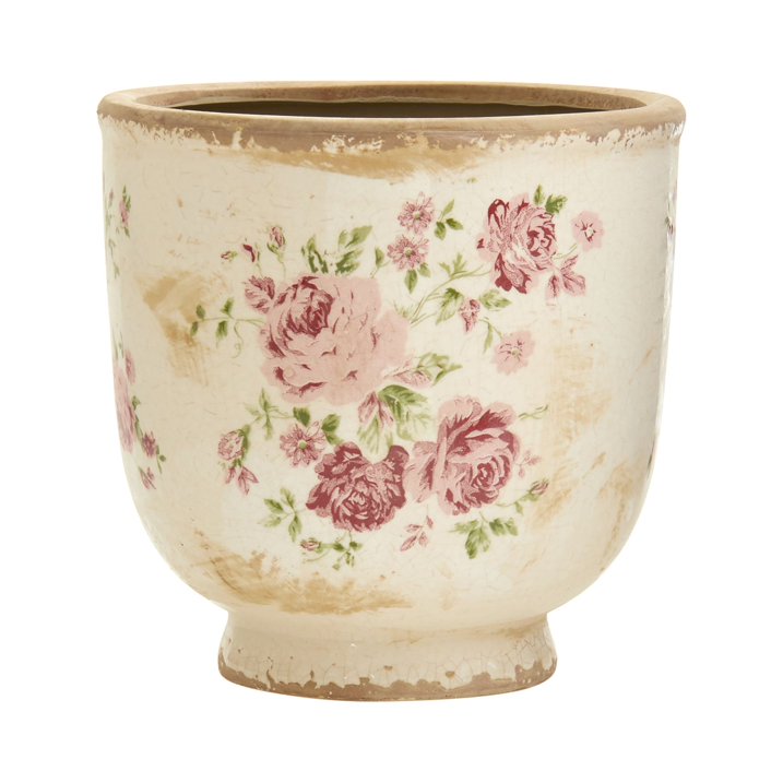 Green Tuscan Ceramic Plant Planter