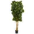 thumbnail image 1 of Nearly Natural 7' Fiddle Leaf Fig Artificial Tree, Green, 1 of 8