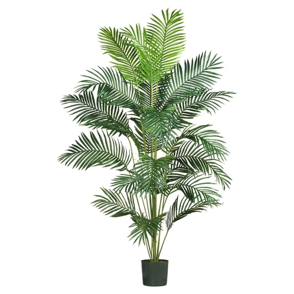 Nearly Natural 7 ft. Paradise Palm Artificial Trees, Green