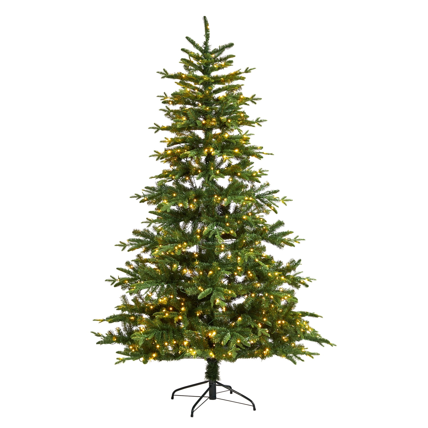 Nearly Natural 7' PreLit Montreal Spruce Artificial Christmas Tree