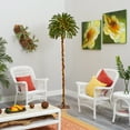 thumbnail image 1 of Nearly Natural 7' Prelit LED Christmas Palm Artificial Tree, Green, 1 of 9
