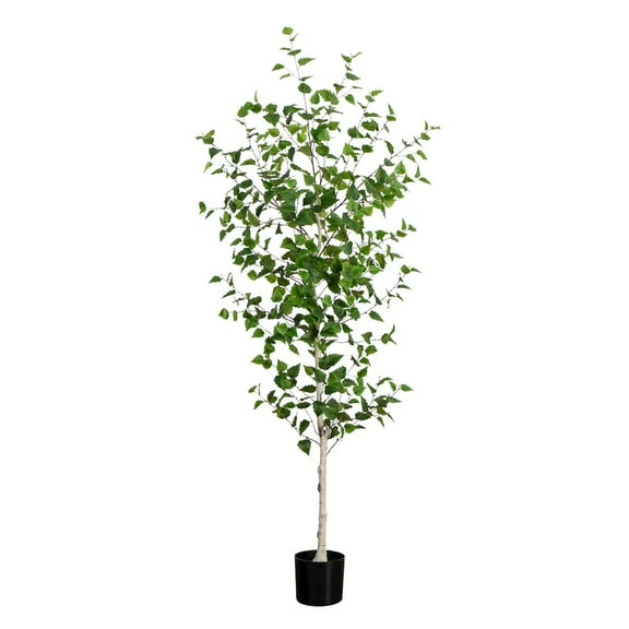 Nearly Natural 7ft. Artificial Birch Tree