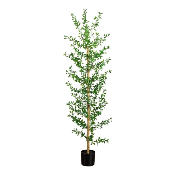 Nearly Natural 7ft. Artificial Shady Lady Black Olive Tree