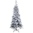 thumbnail image 1 of Nearly Natural 7ft. Flocked Montana Down Swept Spruce Artificial Christmas Tree, 1 of 3