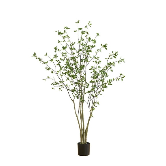 Nearly Natural 7ft. Minimalist Citrus Artificial Tree , Green