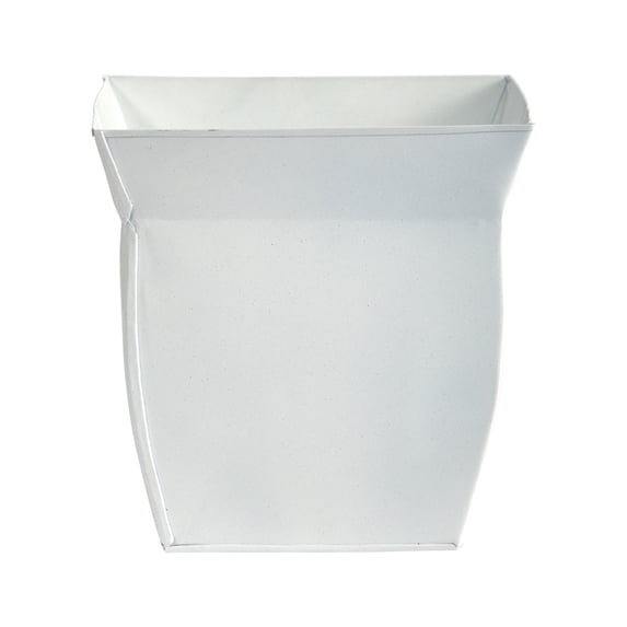 Nearly Natural 8" Fluted Metal Square Planter