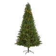 thumbnail image 1 of Nearly Natural 8' Vermont Fir Christmas Tree with 450 Clear LED Lights - Green, 1 of 5