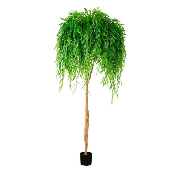 Nearly Natural 8ft. Willow Artificial Tree (Real Touch)