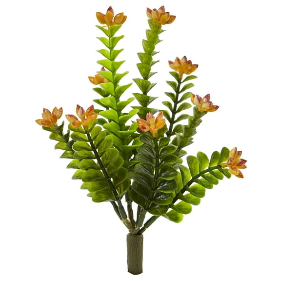 Nearly Natural 9 Flowering Sedum Artificial Plant (Set of 6)