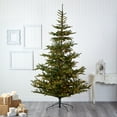 thumbnail image 1 of Nearly Natural 9' Green Spruce Artificial Christmas Tree Prelit 750 Clear LED Lights, 1 of 8