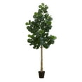 thumbnail image 1 of Nearly Natural 9ft. Artificial Fiddle Leaf Fig Tree, Green, 1 of 7