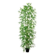 Nearly Natural Artificial Potted Bamboo Tree - 9 - Green