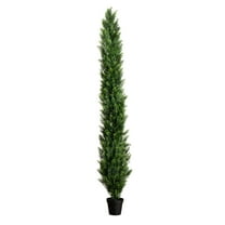 Nearly Natural 9ft. UV Resistant Artificial Cedar Pine Tree (Indoor/Outdoor)