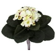 thumbnail image 1 of Nearly Natural 9in. African Violet Artificial Plant (Set of 6) , Cream, 1 of 4