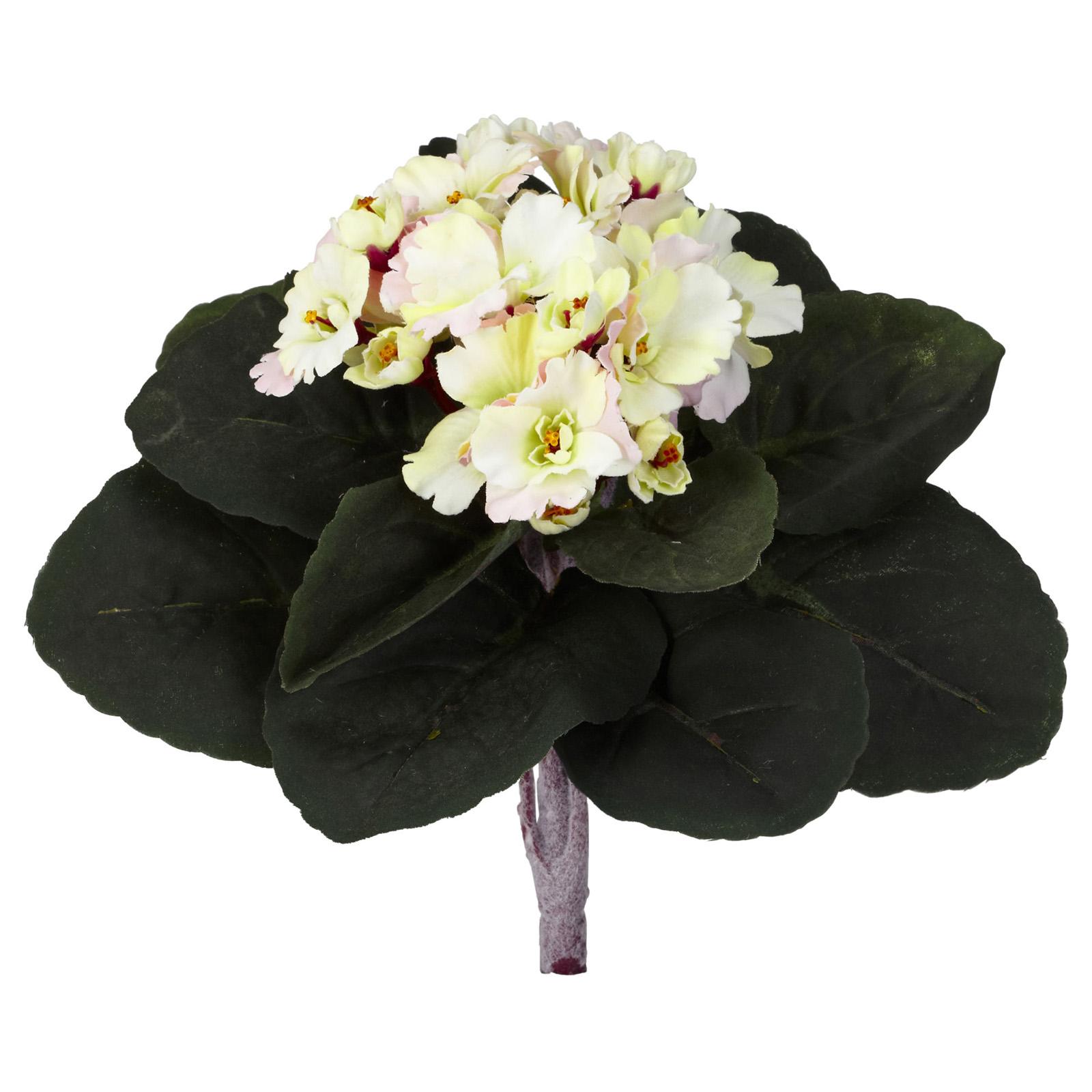 Nearly Natural Artificial African Violet Plant Set of 6