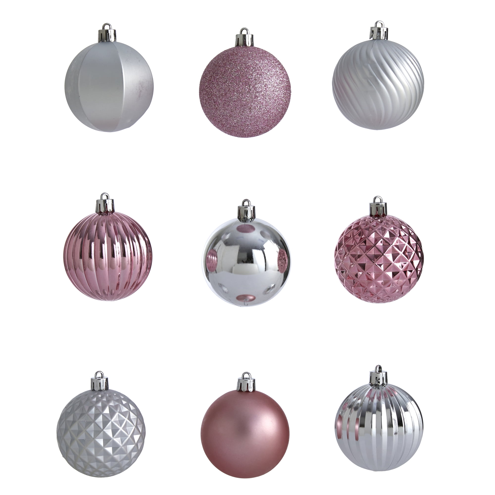 Nearly Natural Assorted Colors Glass Christmas Ball Ornaments, 101 Count (2.00")