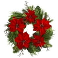 thumbnail image 1 of Nearly Natural Assorted Colors Poinsettia and Pine, 28in., 1 of 3