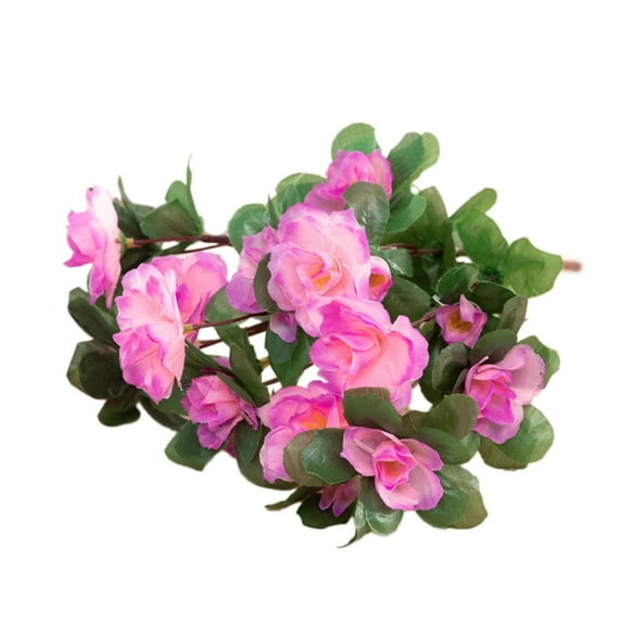 Nearly Natural Azalea, Ongmies Artificial Big Azalea Flower Plant – Wedding, Banquet & Party Decoration, Indoor/Outdoor Living Room Floral Branch Arrangement, 1*Simulation Flower