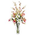 thumbnail image 1 of Nearly Natural Calla, Lily and Cherry Blossom Artificial Arrangement, 1 of 1