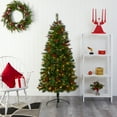 thumbnail image 1 of Nearly Natural 6ft Mixed Pine Christmas Tree w/ 250 Clear LED Lights, 1 of 8