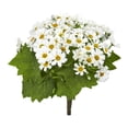 thumbnail image 1 of Nearly Natural Daisy Bush Artificial Flower (Set of 6), White, 1 of 3