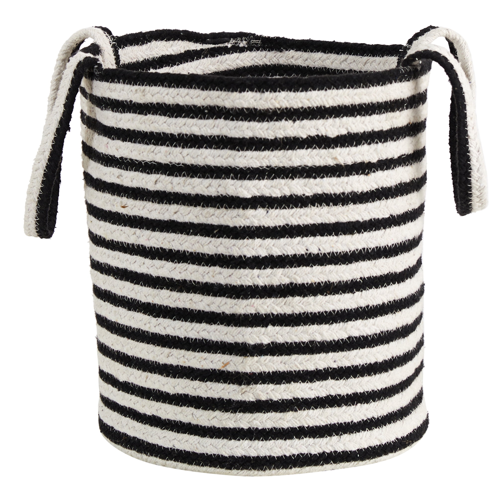 Nearly Natural Decorative Handwoven Cotton Basket