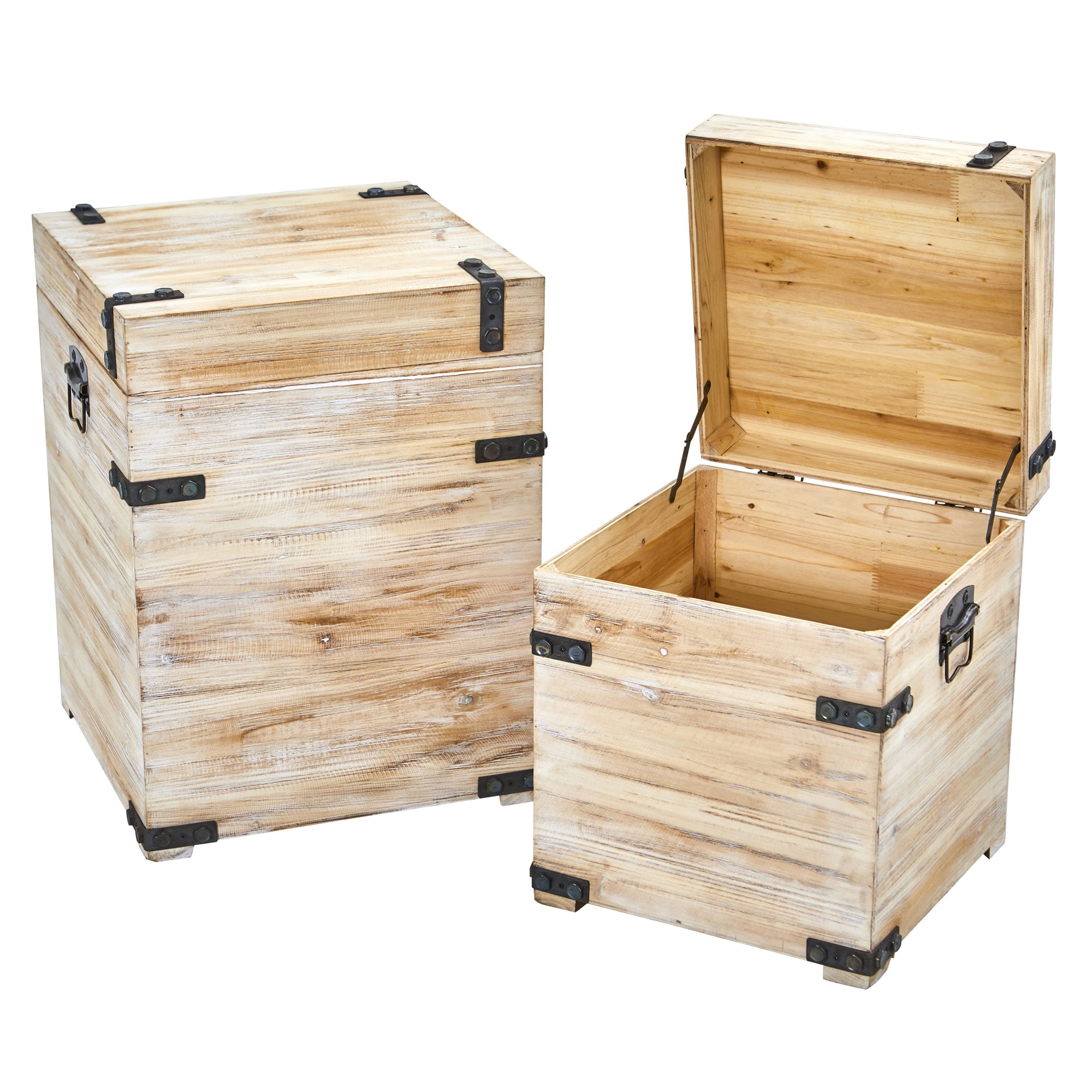 Wooden Box with Rope Handles – taylorsvillecrate