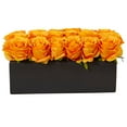 thumbnail image 1 of Nearly Natural Dozen Silk Roses in Rectangular Planter, 1 of 4