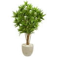thumbnail image 1 of Nearly Natural Dracaena Artificial Tree in Sandstone Planter, 1 of 1