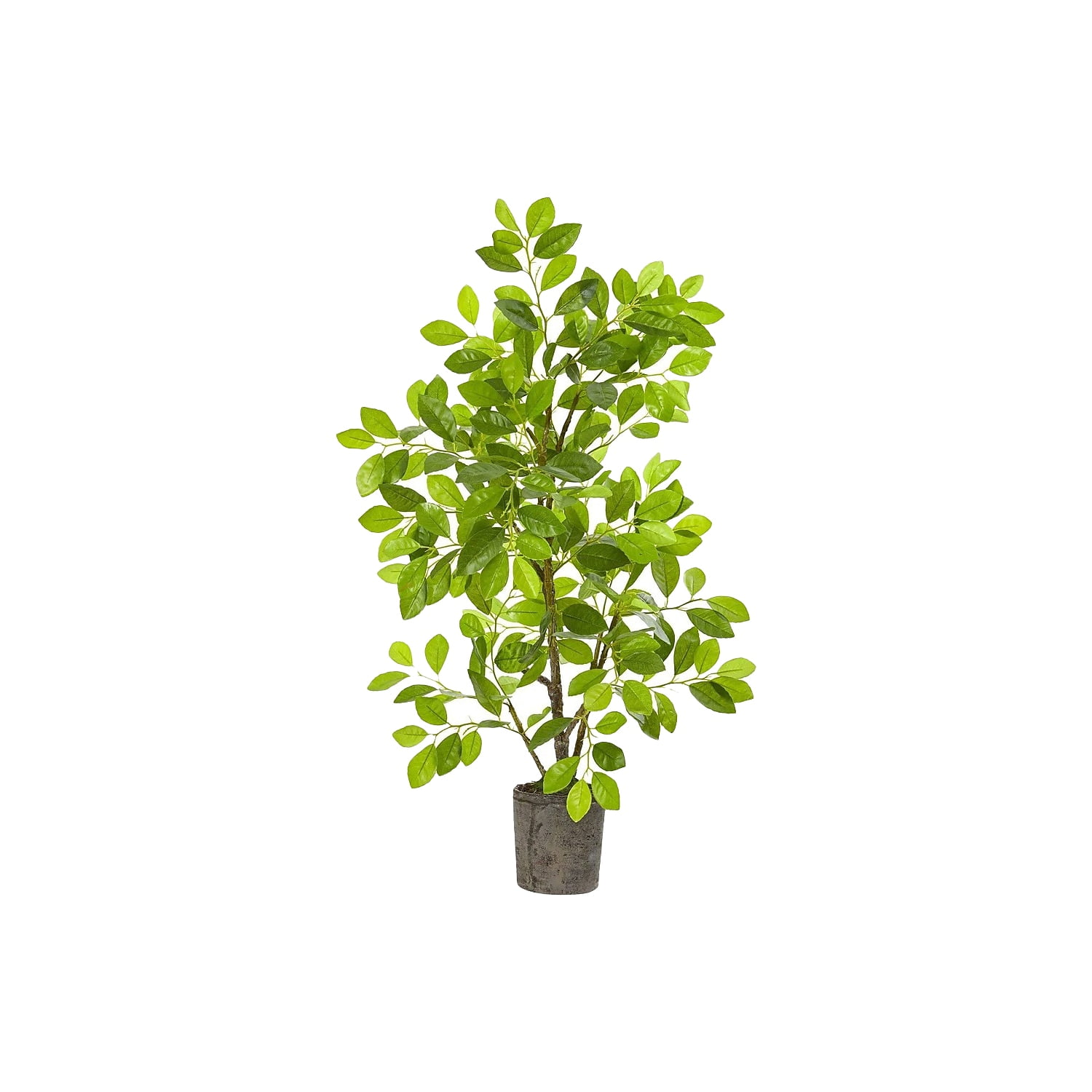 Lush Greenery Ficus 36" Artificial Floor Plant in Decorative Planter
