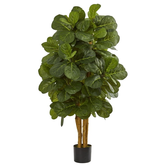 Nearly Natural Fiddle Leaf Fig Artificial Tree-Size:48"